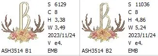 Antler Atelier Monogram Letter B