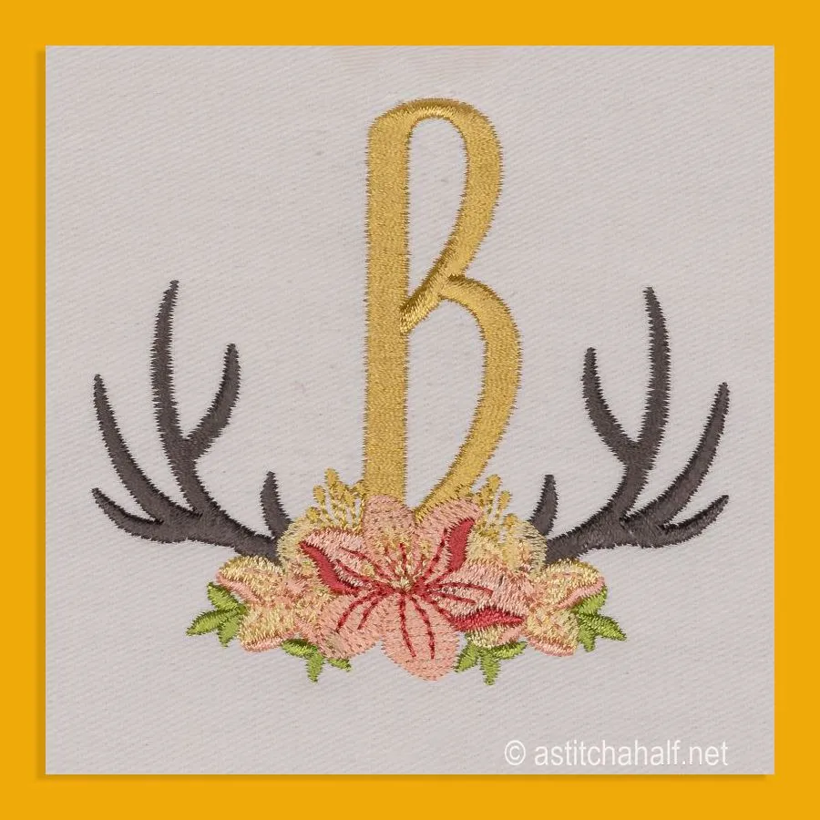 Antler Atelier Monogram Letter B