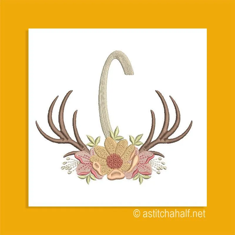 Antler Atelier Monogram Letter C