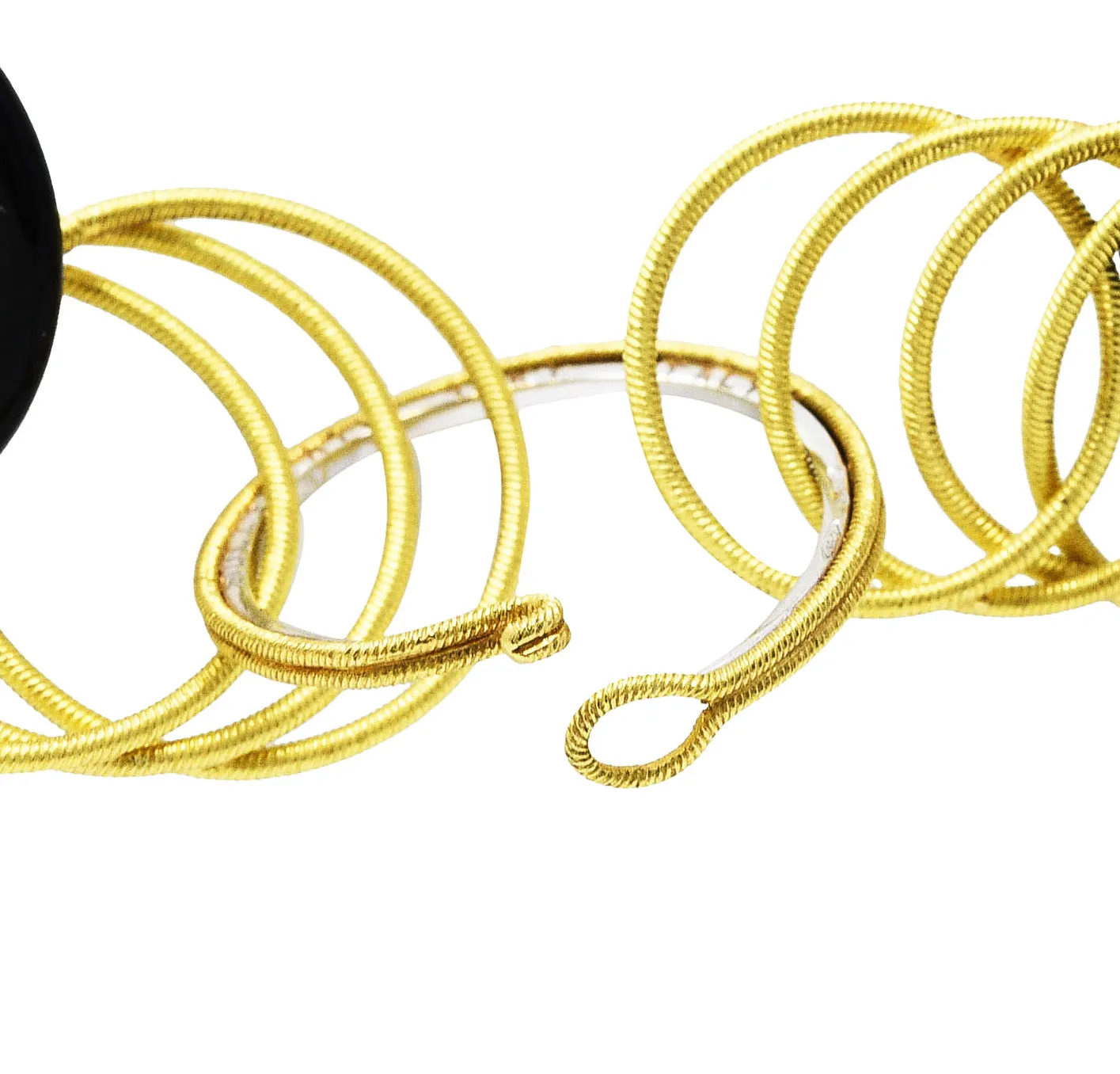 Buccellati Onyx 18 Karat Yellow Gold Hawaii Color Necklace
