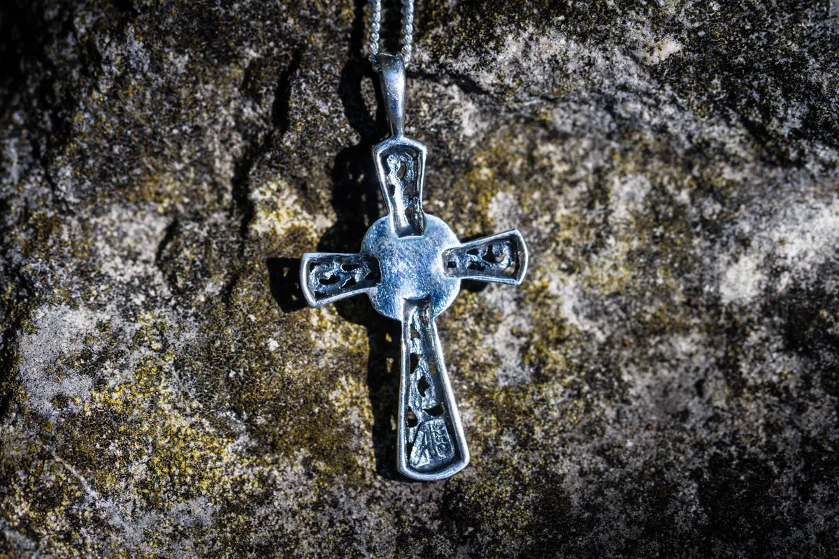 Cross Pendant with Cremation Ash