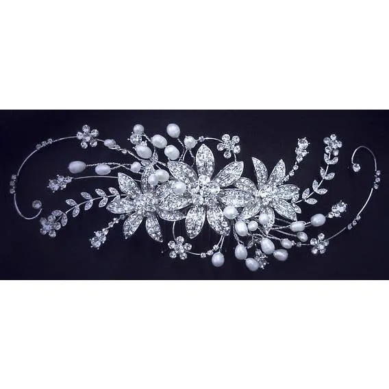 Dazzling Swarovski Crystal Bridal Comb- Royal Collection