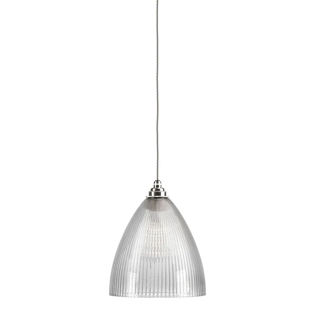 Etched Glass Pendant Light Ledbury