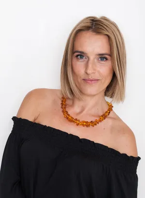 HONEY AMBER NECKLACE  - FOR A DECIDEDLY UNIQUE STYLE