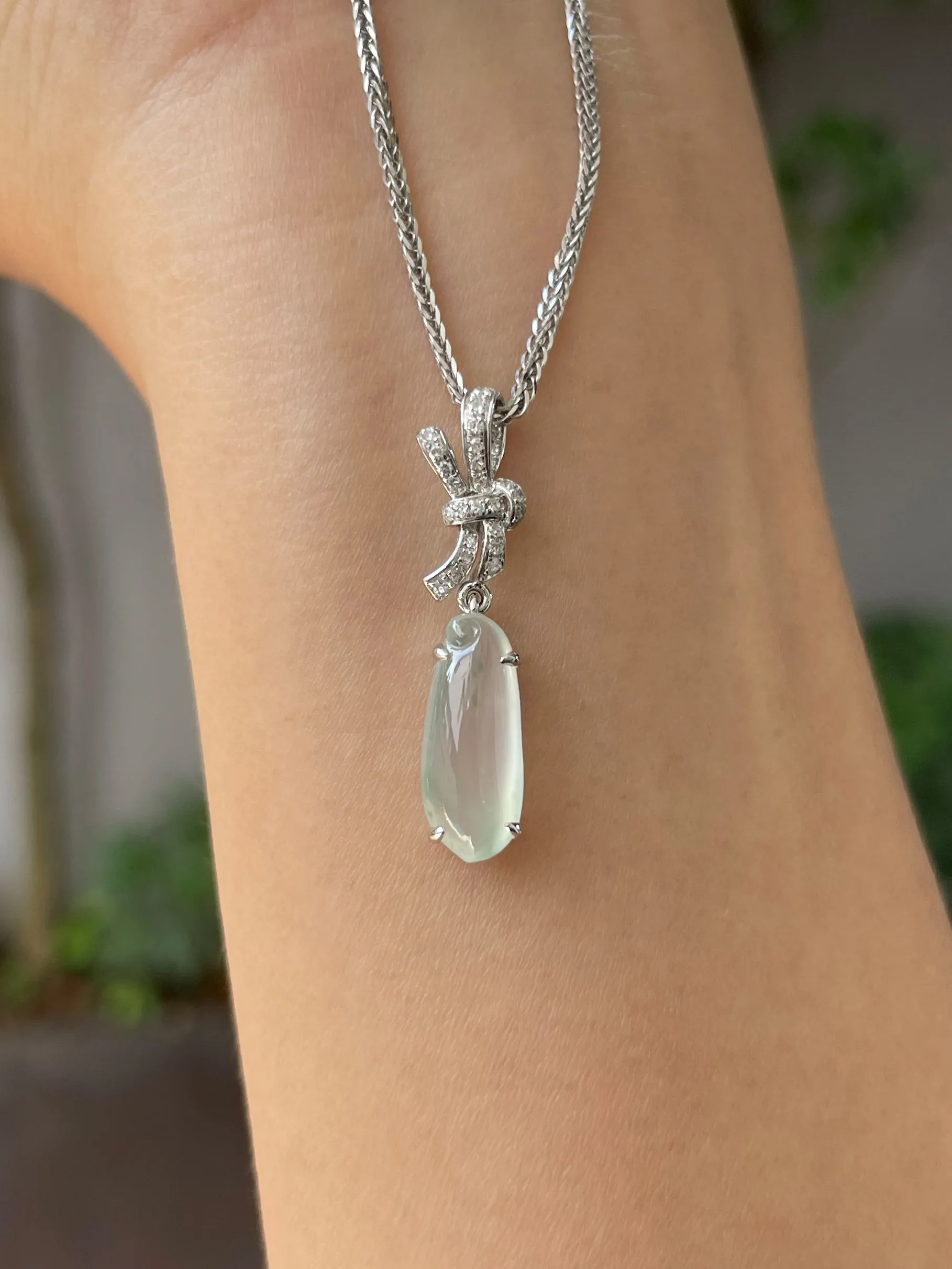 Icy Jade Earrings / Pendants (NJE146)