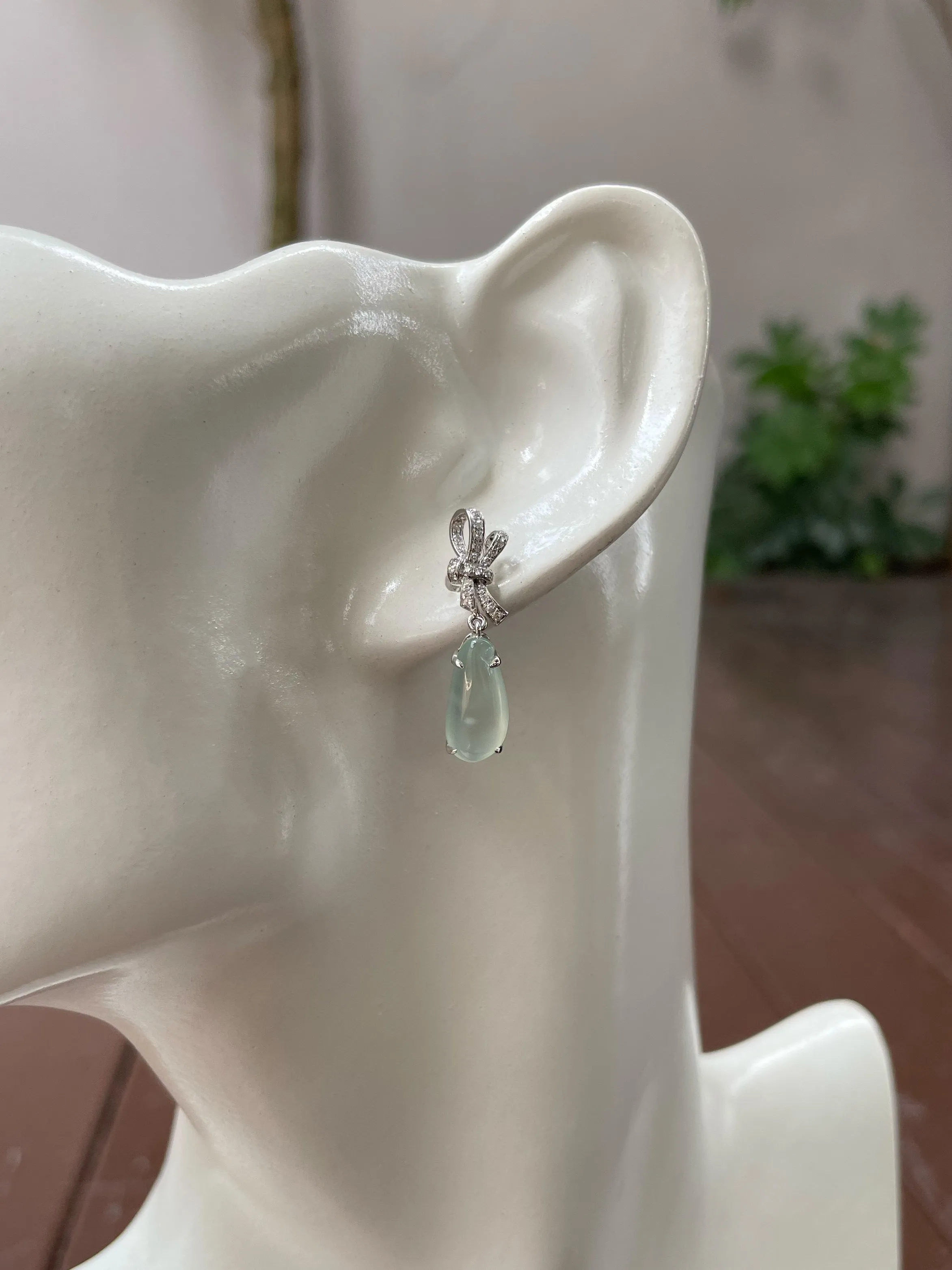 Icy Jade Earrings / Pendants (NJE146)