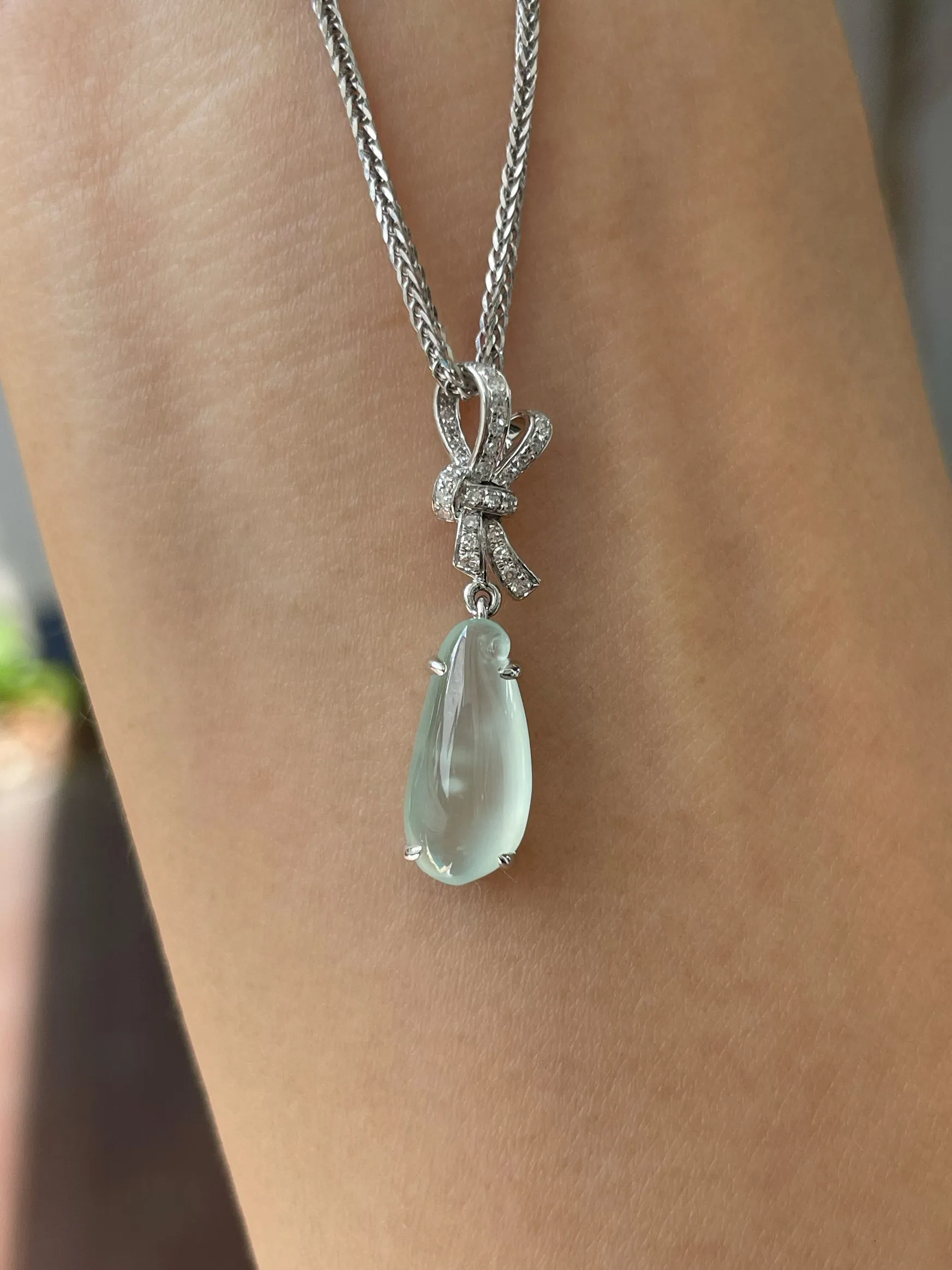 Icy Jade Earrings / Pendants (NJE146)