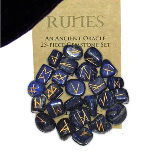 Lapis Gemstone Runes - Starlinks Gifts