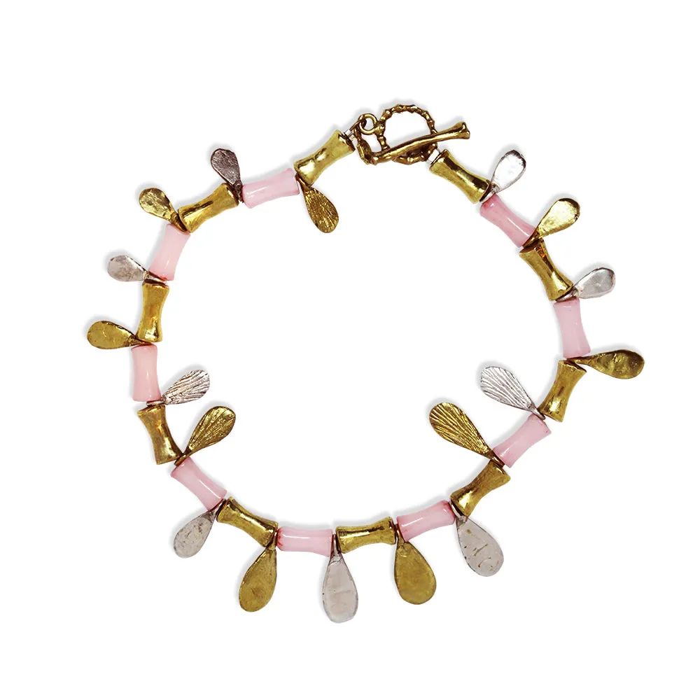Leaves Coral bracelet
