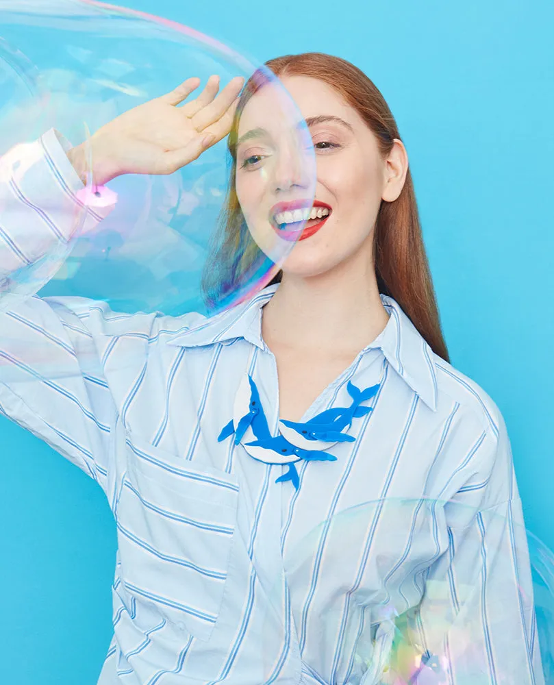 Majestic Whales Necklace