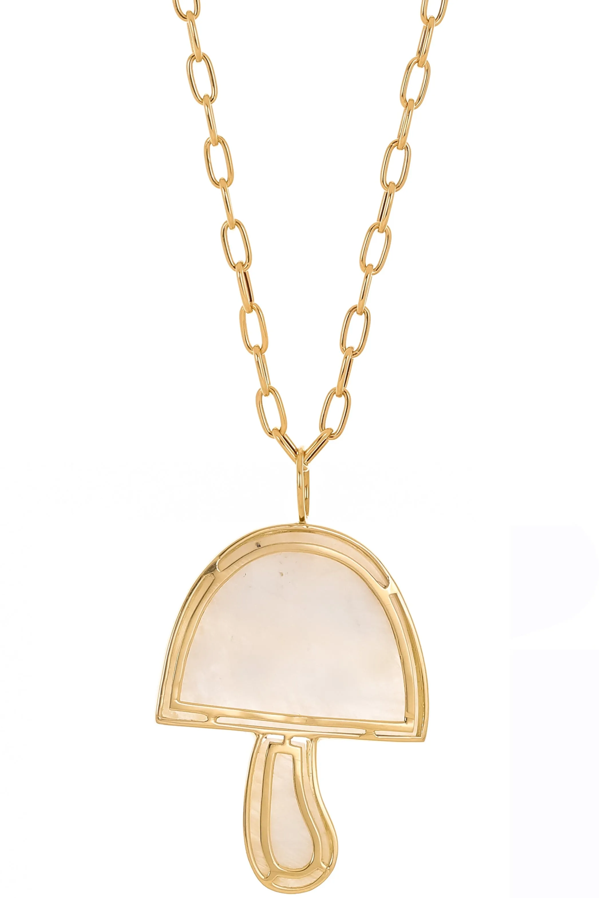 Moonstone Magic Mushroom Necklace