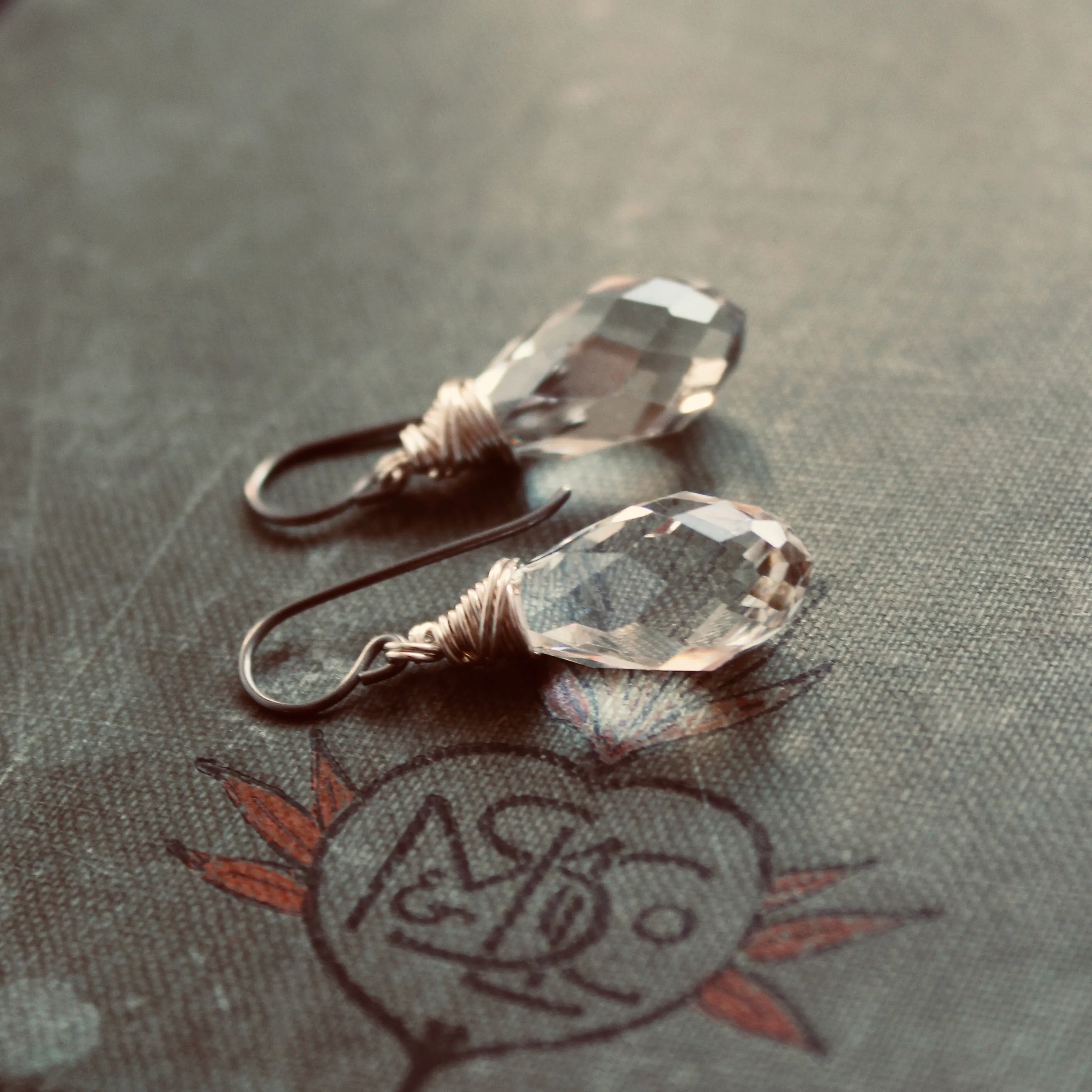 Pendeloques Crystal Drop Earrings
