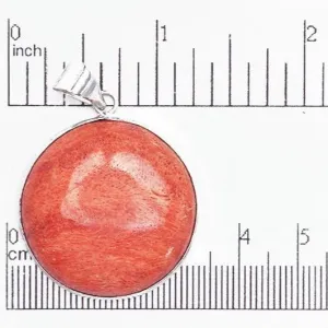 Red Sponge Coral Pendant - Assorted Shapes - With Bail - Semi-Precious Stone - Sold by the Piece - SP711