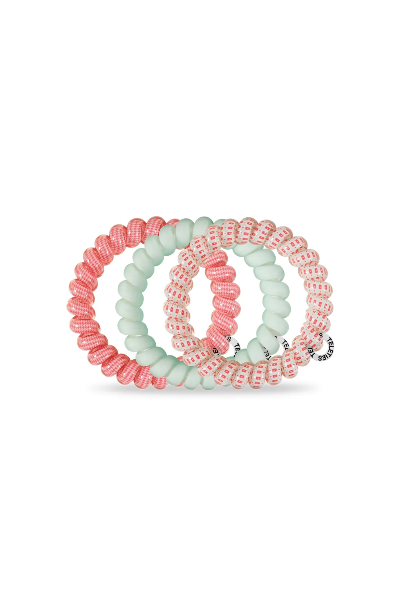 Spiral Hair Coil Large Calming Coral