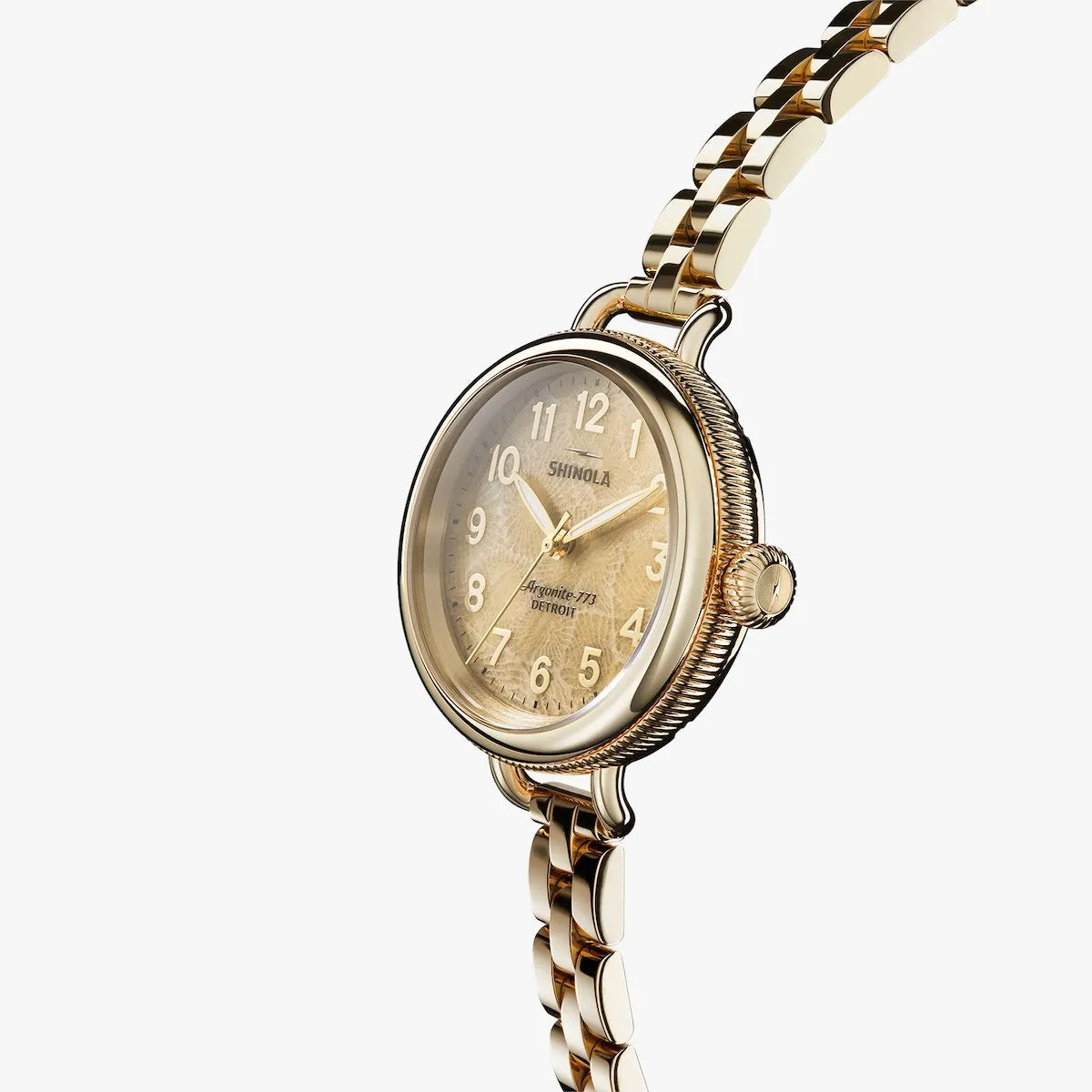 The Petoskey Stone Birdy Shinola Watch