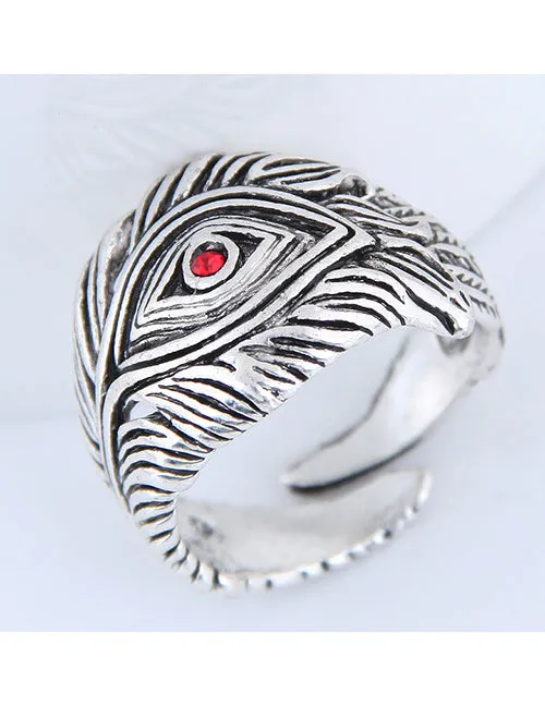 TR20 Silver Magic Eye Toe Ring