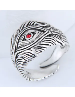 TR20 Silver Magic Eye Toe Ring